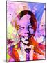 Nelson Mandela Watercolor-Anna Malkin-Mounted Art Print