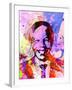 Nelson Mandela Watercolor-Anna Malkin-Framed Art Print