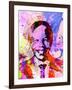 Nelson Mandela Watercolor-Anna Malkin-Framed Art Print