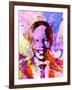 Nelson Mandela Watercolor-Anna Malkin-Framed Art Print