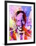 Nelson Mandela Watercolor-Anna Malkin-Framed Art Print