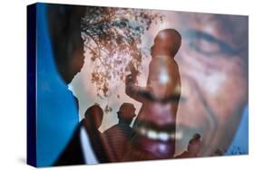 Nelson Mandela-Ben Curtis-Stretched Canvas