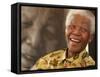 Nelson Mandela-Denis Farrell-Framed Stretched Canvas