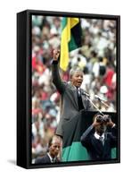 Nelson Mandela-null-Framed Stretched Canvas