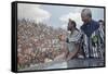 Nelson Mandela-David Brauchli-Framed Stretched Canvas