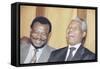 Nelson Mandela-Joao Silva-Framed Stretched Canvas