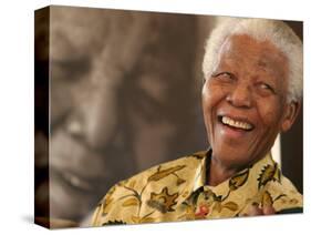 Nelson Mandela-Denis Farrell-Stretched Canvas