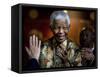 Nelson Mandela-Peter Dejong-Framed Stretched Canvas