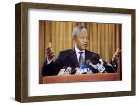 Nelson Mandela-Eric Draper-Framed Photographic Print