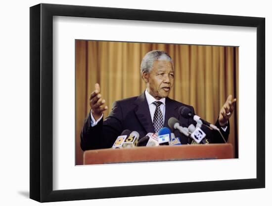 Nelson Mandela-Eric Draper-Framed Photographic Print