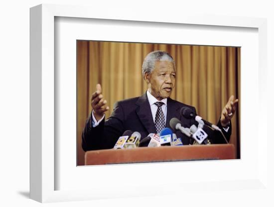 Nelson Mandela-Eric Draper-Framed Photographic Print