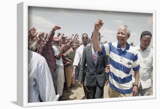 Nelson Mandela-David Brauchli-Framed Photographic Print