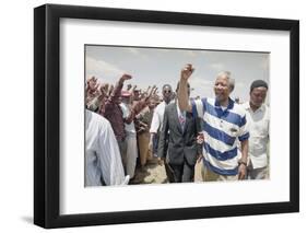 Nelson Mandela-David Brauchli-Framed Photographic Print