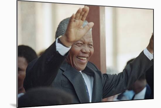 Nelson Mandela-John Parkin-Mounted Photographic Print