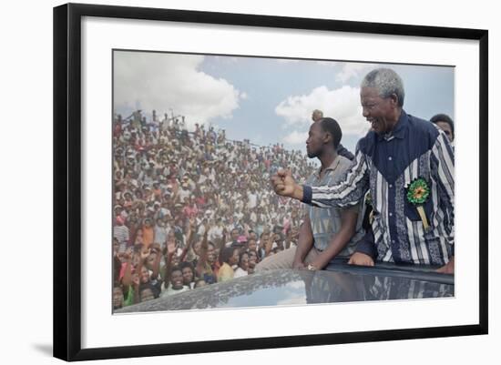 Nelson Mandela-David Brauchli-Framed Photographic Print