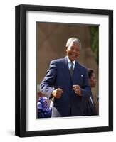 Nelson Mandela-John Parkin-Framed Photographic Print