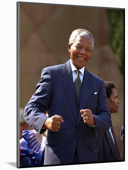 Nelson Mandela-John Parkin-Mounted Photographic Print