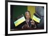 Nelson Mandela-Denis Paquin-Framed Photographic Print