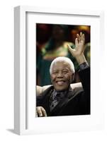 Nelson Mandela-Themba Hadebe-Framed Photographic Print