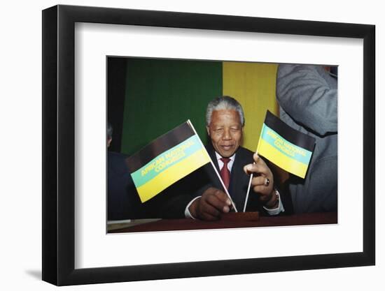 Nelson Mandela-Denis Paquin-Framed Photographic Print