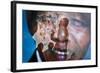 Nelson Mandela-Ben Curtis-Framed Photographic Print