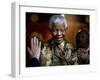 Nelson Mandela-Peter Dejong-Framed Photographic Print