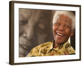 Nelson Mandela-Denis Farrell-Framed Photographic Print