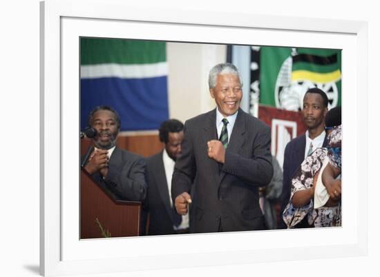 Nelson Mandela-David Brauchli-Framed Photographic Print