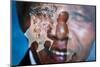 Nelson Mandela-Ben Curtis-Mounted Photographic Print