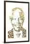 Nelson Mandela-Cristian Mielu-Framed Art Print