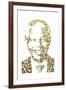 Nelson Mandela-Cristian Mielu-Framed Art Print