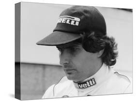 Nelson Piquet at the British Grand Prix, Silverstone, 1985-null-Stretched Canvas