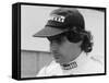 Nelson Piquet at the British Grand Prix, Silverstone, 1985-null-Framed Stretched Canvas