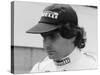 Nelson Piquet at the British Grand Prix, Silverstone, 1985-null-Stretched Canvas