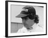 Nelson Piquet at the British Grand Prix, Silverstone, 1985-null-Framed Photographic Print