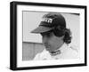 Nelson Piquet at the British Grand Prix, Silverstone, 1985-null-Framed Photographic Print