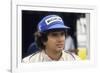 Nelson Piquet at the British Grand Prix, Silverstone, Northamptonshire, 1983-null-Framed Photographic Print
