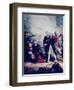 Nelson Receiving the Surrender of the San Nicolas, February 14,1797-Richard Westall-Framed Giclee Print