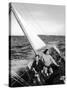 Nelson Rockefeller and Wife Happy Sailing-Alfred Eisenstaedt-Stretched Canvas