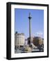 Nelson's Column and Fountains, Trafalgar Square, London, England, UK-Roy Rainford-Framed Photographic Print