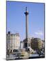 Nelson's Column and Fountains, Trafalgar Square, London, England, UK-Roy Rainford-Mounted Photographic Print