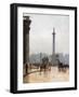 Nelson's Column, and Portico of St Martin's-In-The-Fields-Rose Maynard Barton-Framed Giclee Print