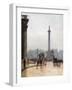 Nelson's Column, and Portico of St Martin's-In-The-Fields-Rose Maynard Barton-Framed Giclee Print