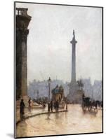 Nelson's Column, and Portico of St Martin's-In-The-Fields-Rose Maynard Barton-Mounted Giclee Print