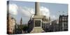 Nelson's Column Plinth Panorama, Trafalgar Square, Westminster, London-Richard Bryant-Stretched Canvas