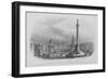 Nelson's Column, Trafalgar Square, Etc-null-Framed Giclee Print