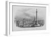 Nelson's Column, Trafalgar Square, Etc-null-Framed Giclee Print