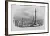 Nelson's Column, Trafalgar Square, Etc-null-Framed Giclee Print