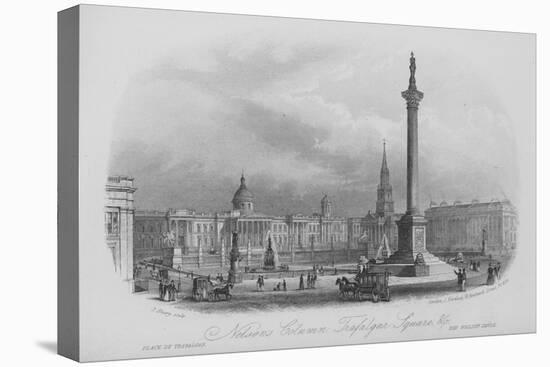 Nelson's Column, Trafalgar Square, Etc-null-Stretched Canvas