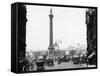 Nelson's Column, Trafalgar Square, London, 1920-null-Framed Stretched Canvas